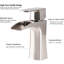 Robinet cascade à poignée simple en nickel brossé - idéal pour la décoration de salle de bain, débit précis, plomb, rouille, laiton massif sécuritaire, corrosion, toilettes-128956828