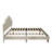 Upholstered Platform Bed With Adjustable Headboard