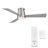 Hug 3 - Blade Smart Ceiling Fan with Remote Control and LED Light Kit Included-124361695-55354981