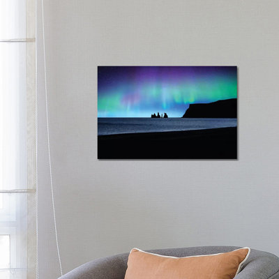 Vik Under Lights by Philippe Sainte-Laudy - Print on Canvas