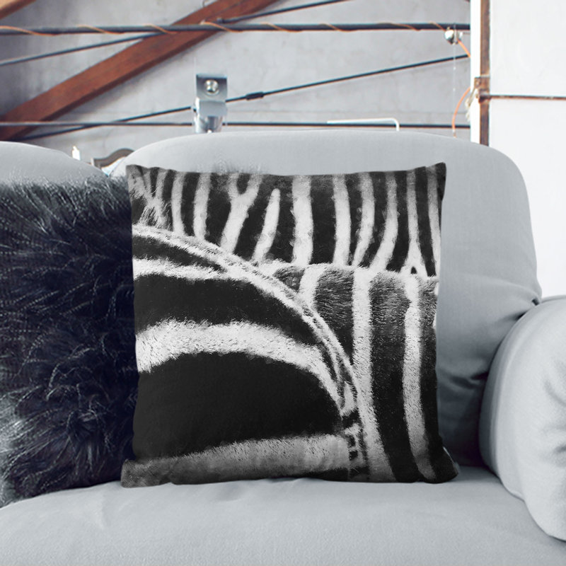 Square Throw Cushion, White, 55cm H x 55cm W x 20cm D