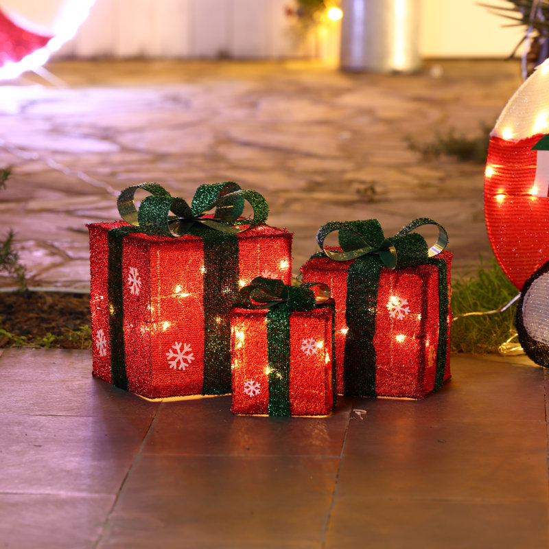 Gift Boxes Lighted Display