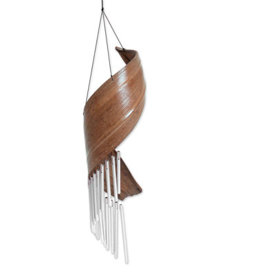 Lynch Weather Resistant Plastic Abstract Wind Chime