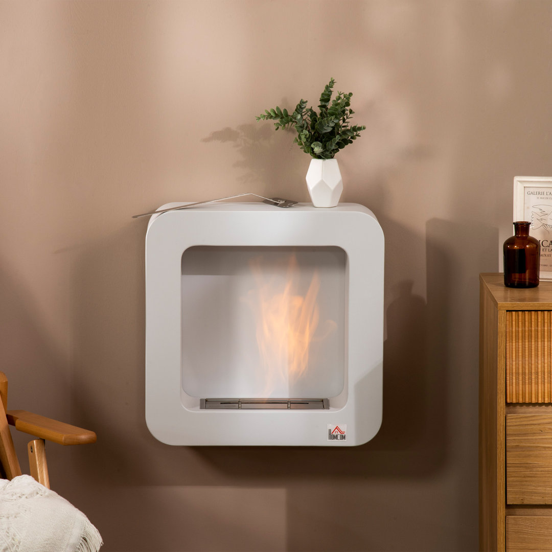 Recessed Wall Mounted Bio-Ethanol Fire
