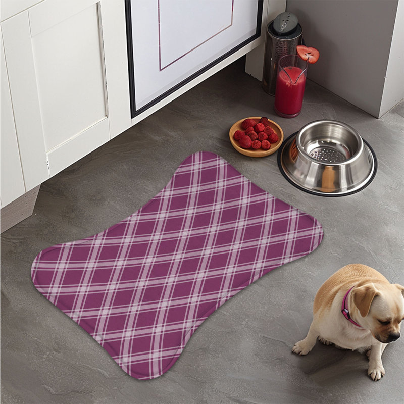 Tapis à rayures magenta - Magenta