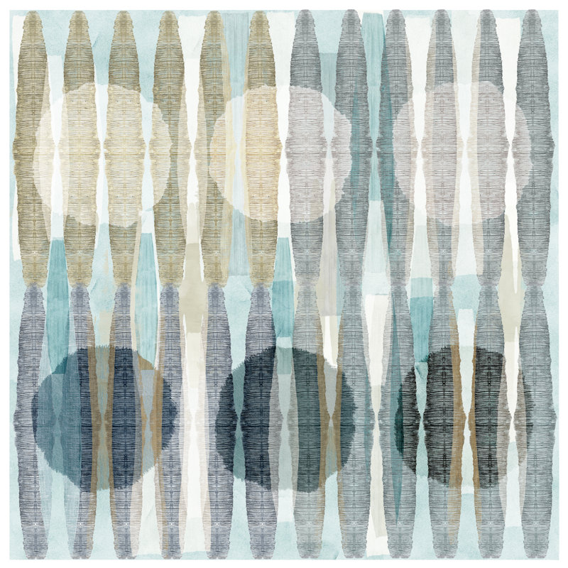 Oatmeal Weave I - Wrapped Canvas Print, 12" H x 12" W  
