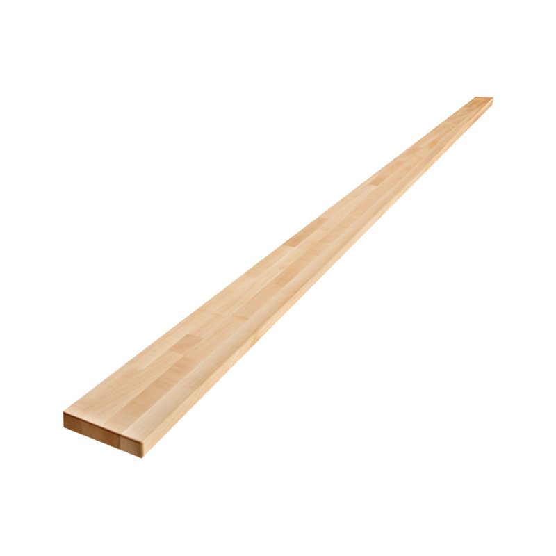 Dosseret en bois l 4 po x L 24,75 po, installation autoperceuse, Érable dur
