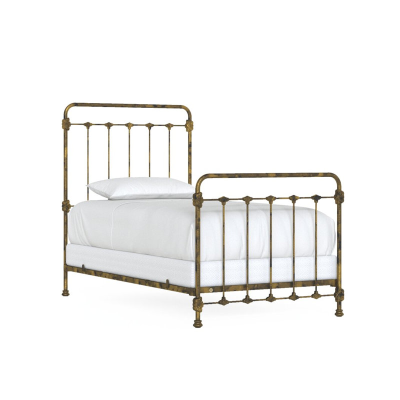 Lit en fer Picket Fence, Lit simple