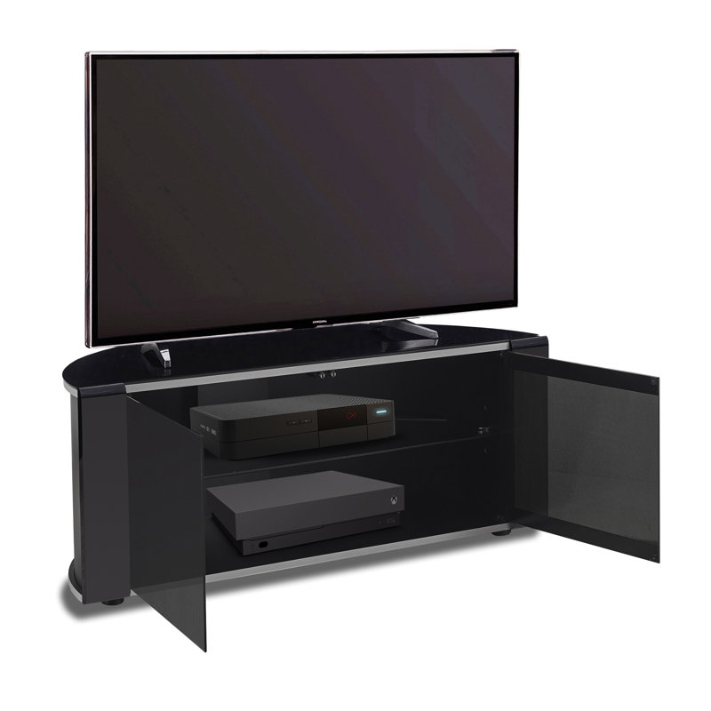 Irwin Unfinished TV Stand for TVs up to 32", Gloss Black