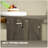 2 Drawer Vertical File Cabinet with Silent Slides, Rustic Farmhouse Filing Cabinet with Barn Doors for A4/Letter Size, Printer Stand with Storage for Home Office,wood-35035215