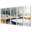 «Gold Frosted Morning I», ensemble d'art mural de Noël-2135120791