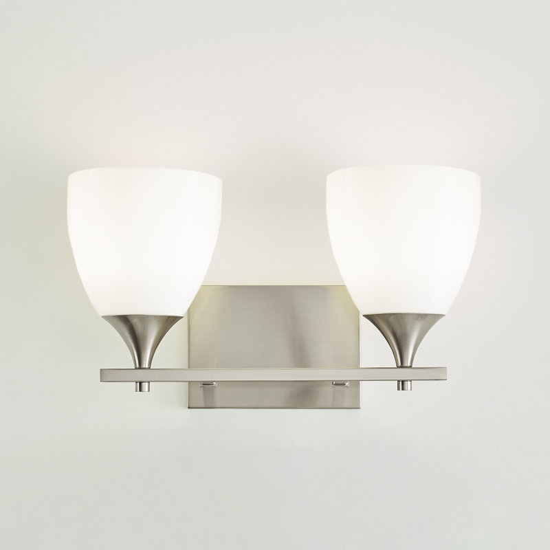 Éclairage pour meuble-lavabo Toffino, Acier brossé, 2