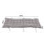 Gray Plaid Beach Lounger Cushion-2035583623