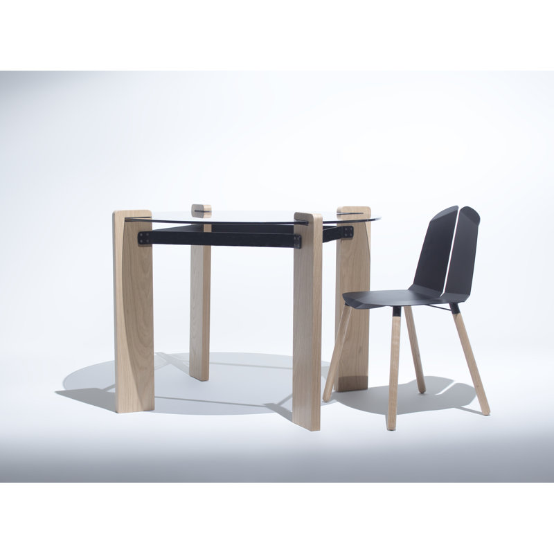 Table de salle à manger Davis, Chêne blanc