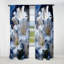 Flowers Serenity In White - Rideau floral obscurcissant avec fleurs - 1 panneau-107831760