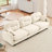 Threeseate Modular Sectional Couch,Soft Chenille Fabric Highdensity Foam,Tufted Cushion Backrest Design Ergonomic Design,Elegant Armrests,High Quality Wooden Base,Fits Bedrooms Living Rooms ,Beige-1315538139-1315538118