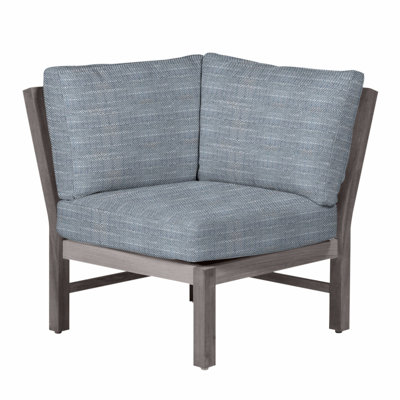 Fauteuil d'angle modulaire Club Teak - Huître