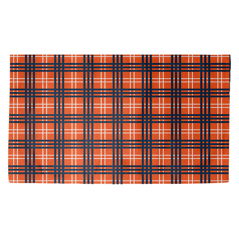 Plaid Indoor Rug, Rectangle 5' x 7'
