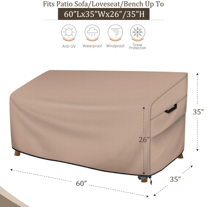 Housse pour canapé d'extérieur imperméable