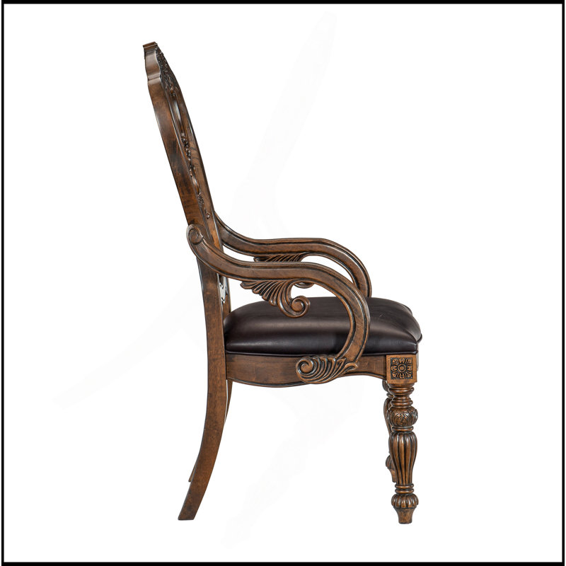 Ensemble de fauteuils de salle à manger traditionnels 2 pièces