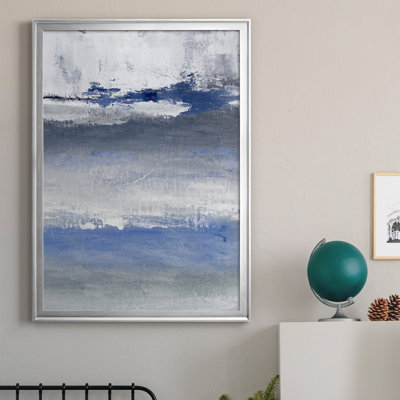 " Soft Solace Indigo " Painting Print