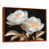 Toile avec cadre flottant brun