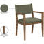 Chaise de salle à manger en tissu texturé Vina-74330769-74330773