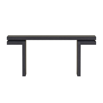 Real Wood Veneered Console Table, Minimalist Sofa Table Behind Couch For Entryway, Hallway, Living Room, Home Office