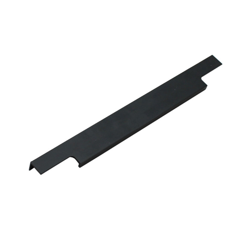 Dowell Kitchen Cabinet Finger Pull, 11.75", Black