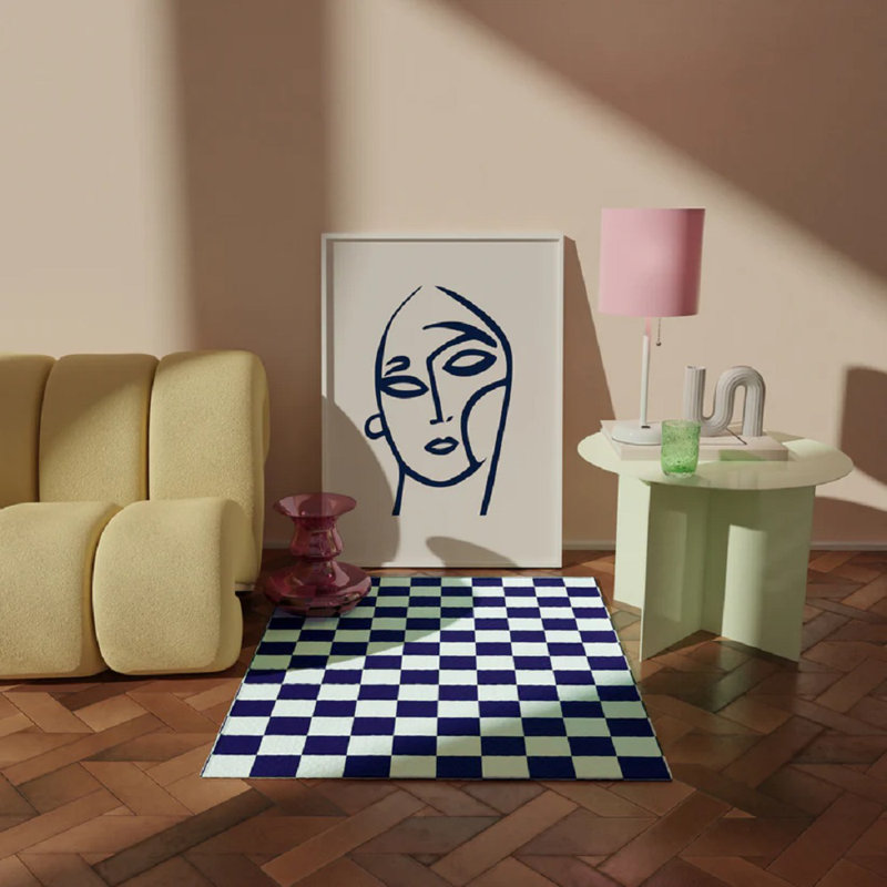 Abstract Blueface Print 1, 60cm H x 42cm W