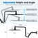 Multi Function Adjustable And Dual Shower Head with Handheld Combo