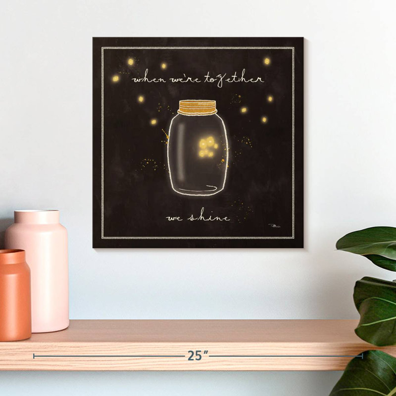 Khylige Firefly Glow I Wall Sign, 16" H x 16" W