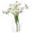 Judkins - White Vase - White, Clear