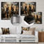 Asian Art Thai Elephants II - Asian Metal Art Print-1934579397