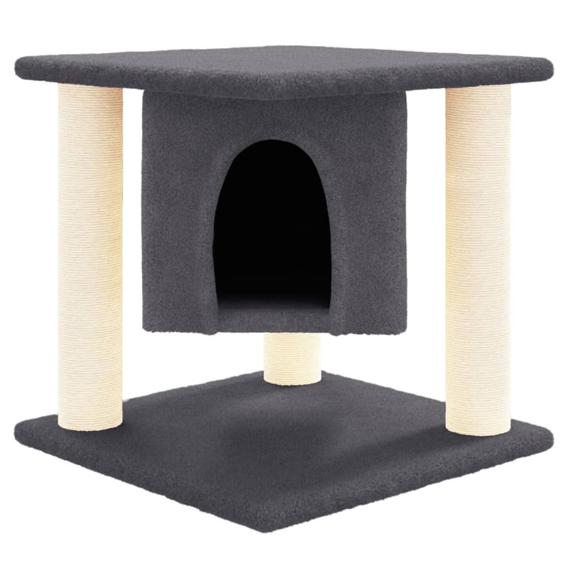 Rowe 37cm H Cat Tree, Dark Grey