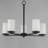 Seleem 5 - Light Steel Dimmable Classic / Traditional Chandelier-1340186505