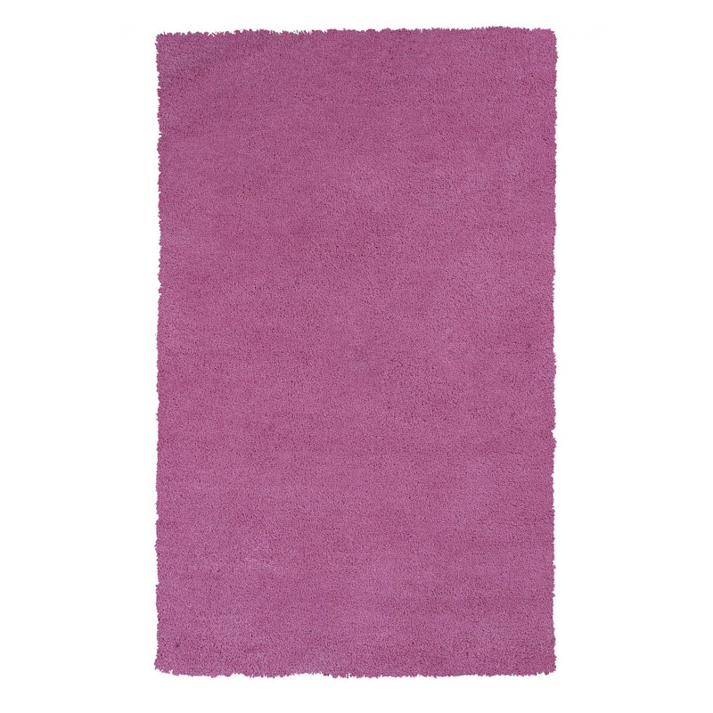 Tapis rose en laine Tayla, Rectangle 5 pi x 7 pi
