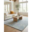 Breckenridge Hand Tufted Wool Abstract Area Rug in Blue/Ivory-1045857353