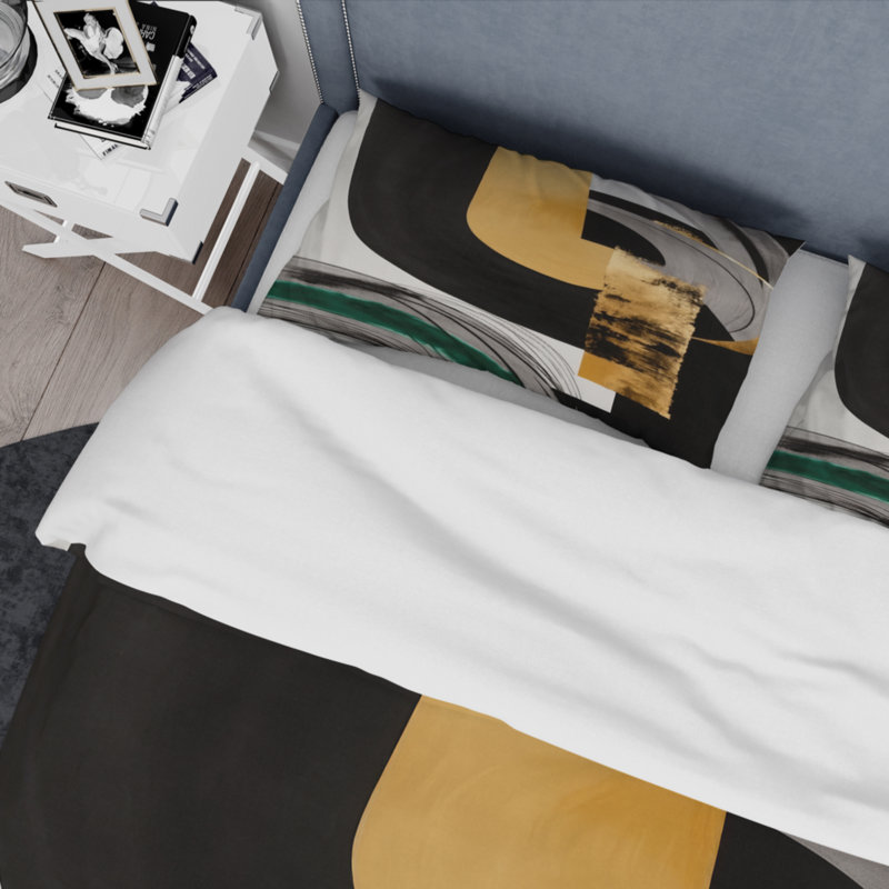 Ensemble de housse de couette Modern Modern Art Deco II - microfibre polyester
