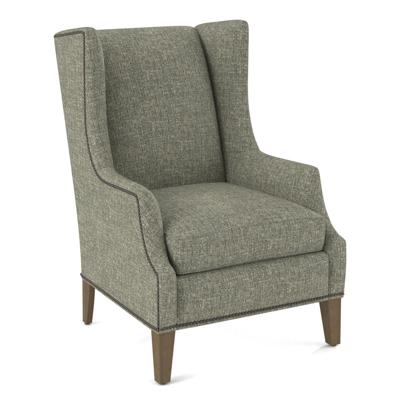 Wingback Chair, Weathered Gray, 61704-62