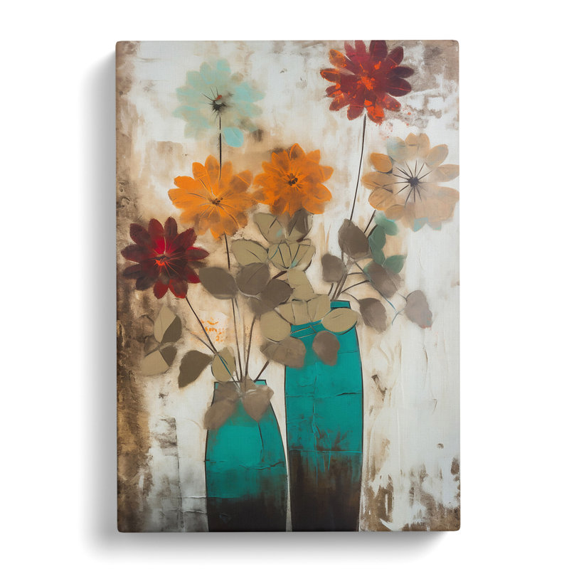 Raulston Flowers Mid Century Vol.1 - Wrapped Canvas, 50cm H x 35cm W x 3cm D
