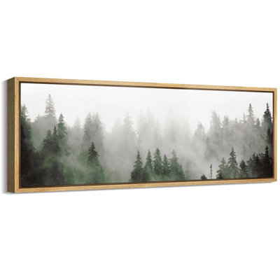 «Enchantedest In Mist Antique Retro Fine Art Colorful Room Extra Large Wall Decor», reproduction encadrée