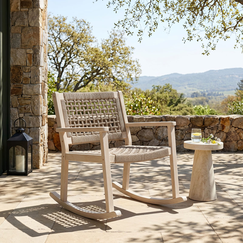 Chaise berçante d'extérieur Dayon