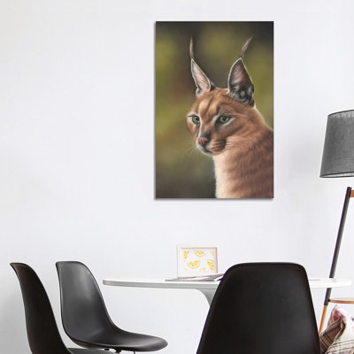 Caracal by Richard Macwee - Wrapped Canvas Gallery-Wrapped Canvas Giclée