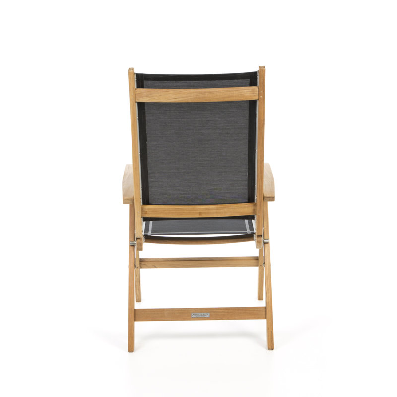 St. Tropez Outdoor Dining Chair, Black