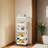Five-tier Plastic Roller Multi-functional Cart, Mobile Storage Rack