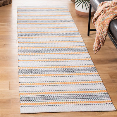 Annia Hand Woven Cotton Striped Rug