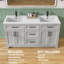 Meuble-lavabo double 60 po Elze-1307624958