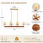 6 - Light Iron Chandelier