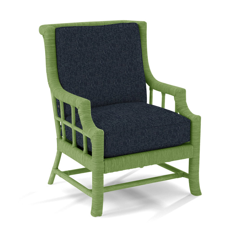 Fauteuil Lafayette, Performance Crypton bleu marine; 0822-61, Ponce